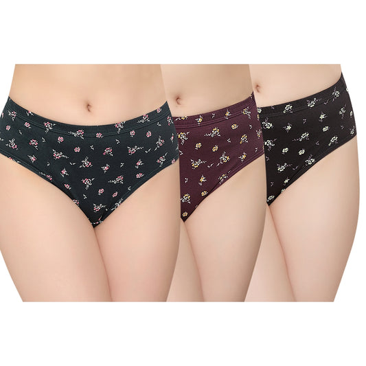 In Shape Ladies Inner Elastic Hipster Panties 8643 - 90 cm 3 Pieces