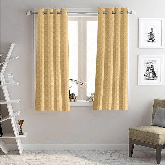 JBF HOMES Polo 5 Feet Window Curtain - Camel 152 x 117 cm