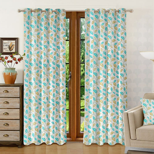 Shanplus Capricon Door Curtain - Aqua 112x210 cm