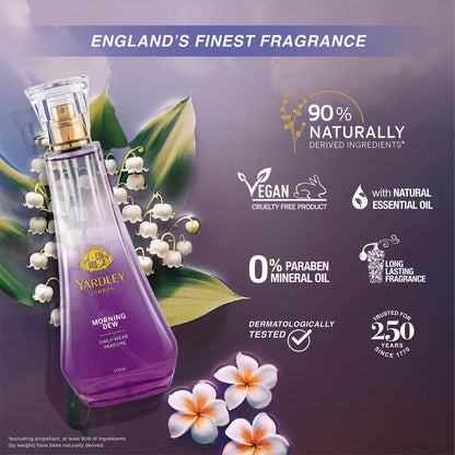 YARDLEY MORNING DEW DAILY WEAR PERFUME 100ML