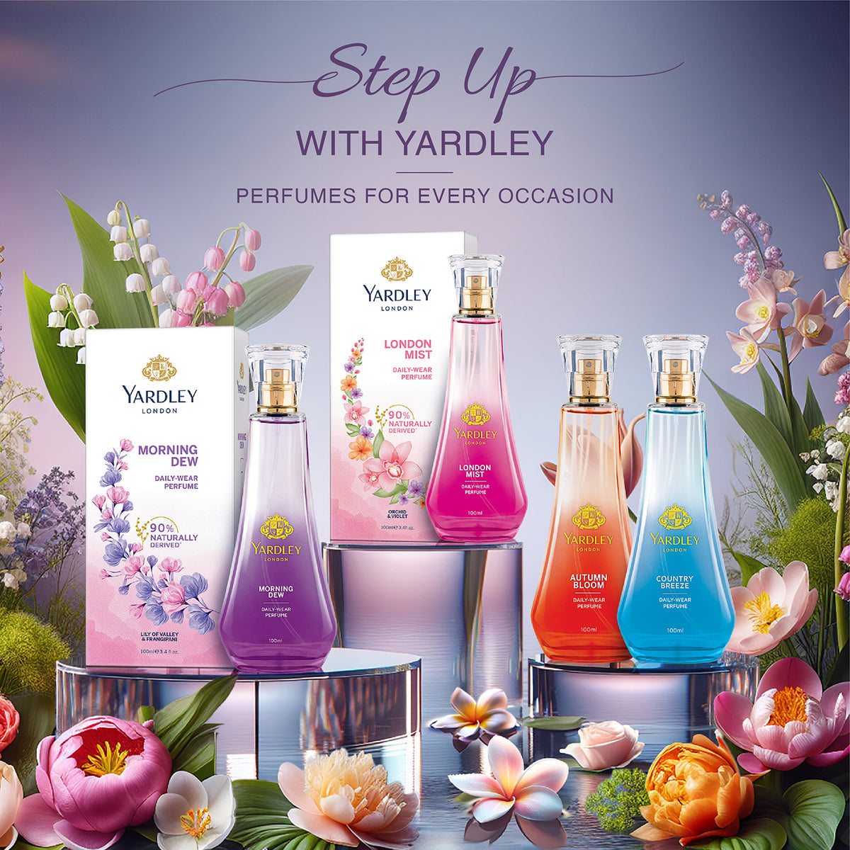 YARDLEY MORNING DEW DAILY WEAR PERFUME 100ML