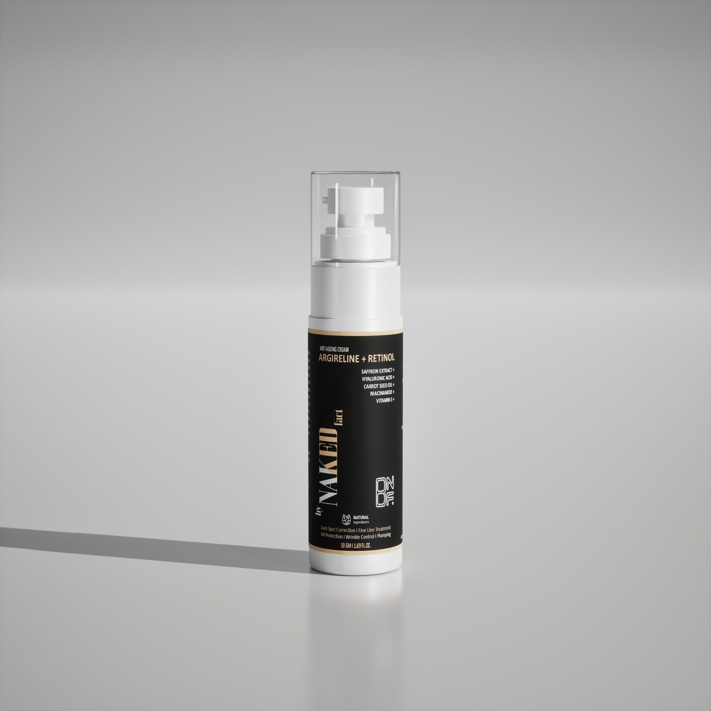 Argireline + Retinol Anti Ageing Cream by NAKED fact - 50g