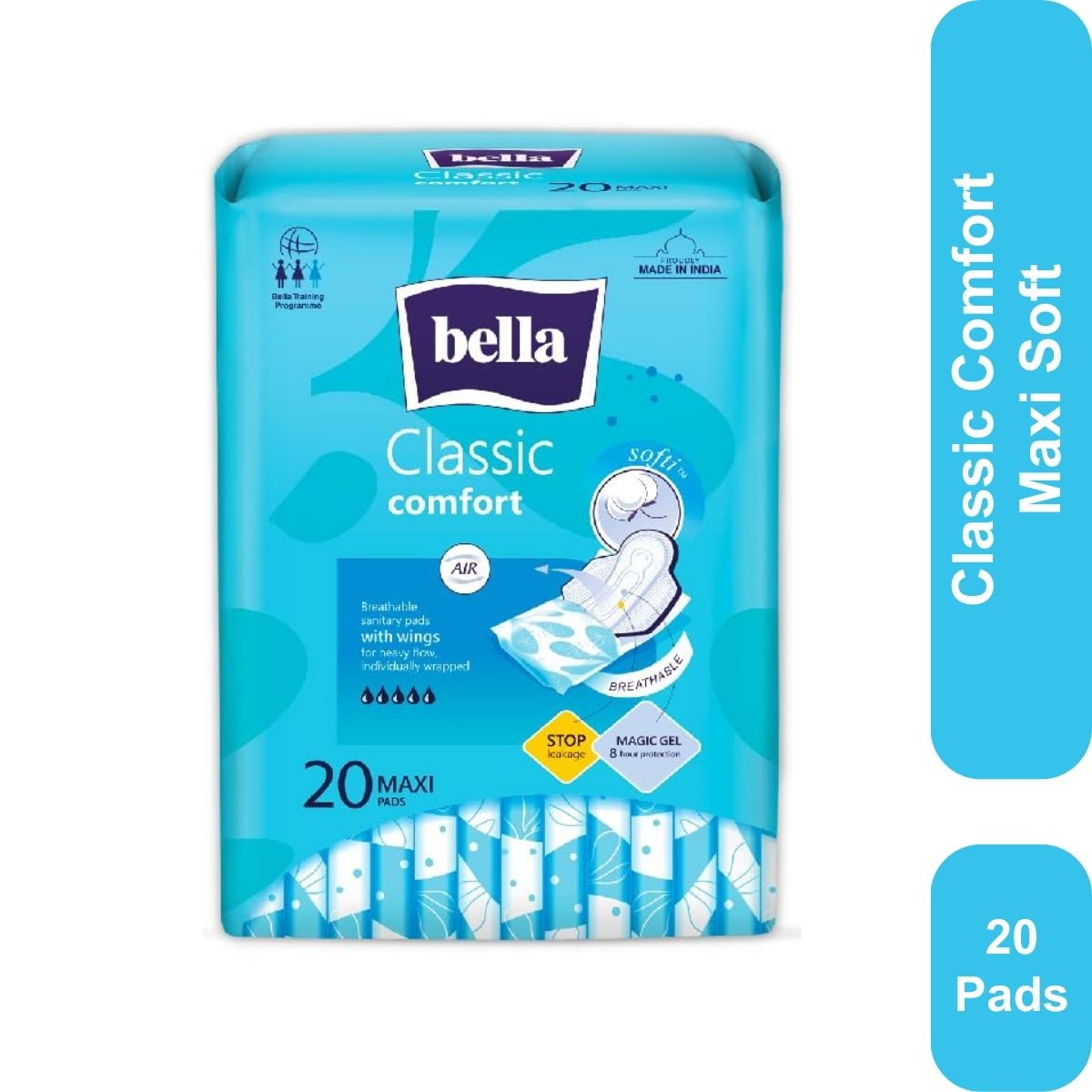 Bella Classic Comfort Maxi Softi Sanitary Napkins 20 Pcs