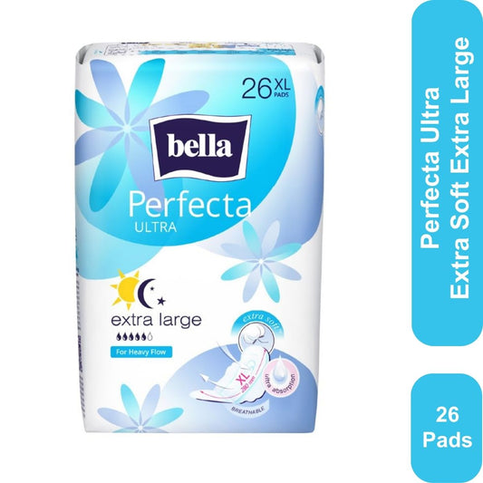 Bella Perfecta Ultra Extra Soft Sanitary Napkins Extra Large 26 Pcs