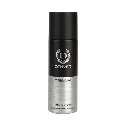 Denver Black Code Deodorant For Men 150ML