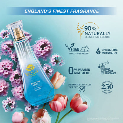 YARDLEY COUNTRY BREEZE DAILY WEAR PERFUME 100ML