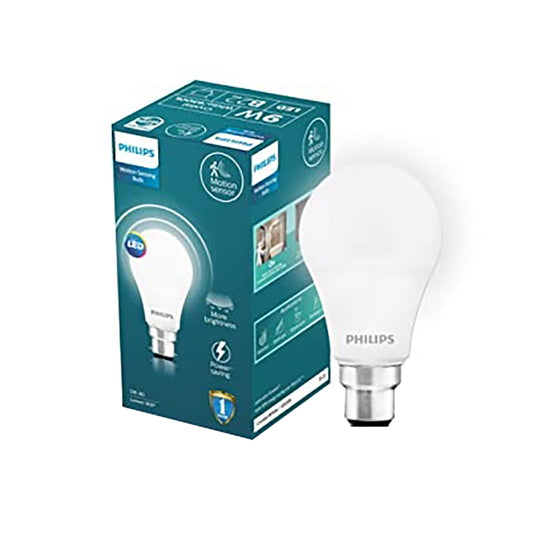 Philips Motion Sensing White LED Bulb B22 - 9 W 1 Unit
