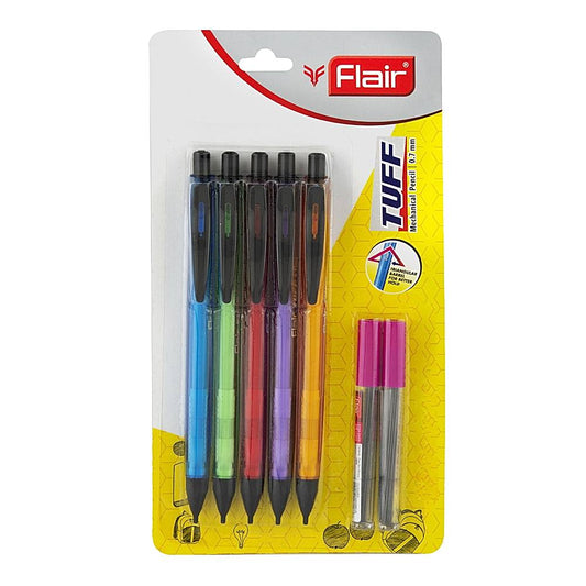 Flair Tuff Mechanical Pencil 0.7 mm Pack Of 5