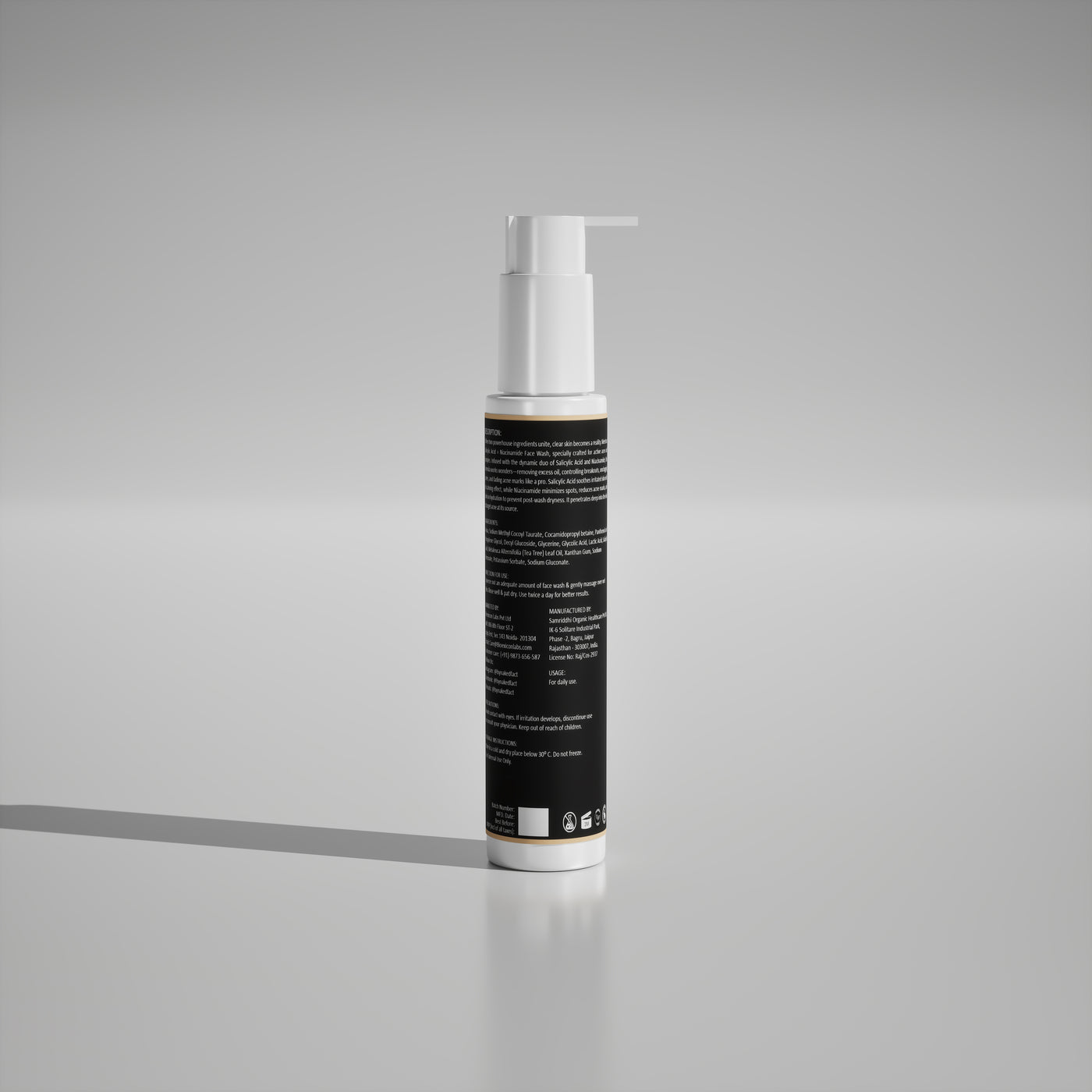 Restorative Detoxifying Gentle Facewash by NAKED fact - 100g