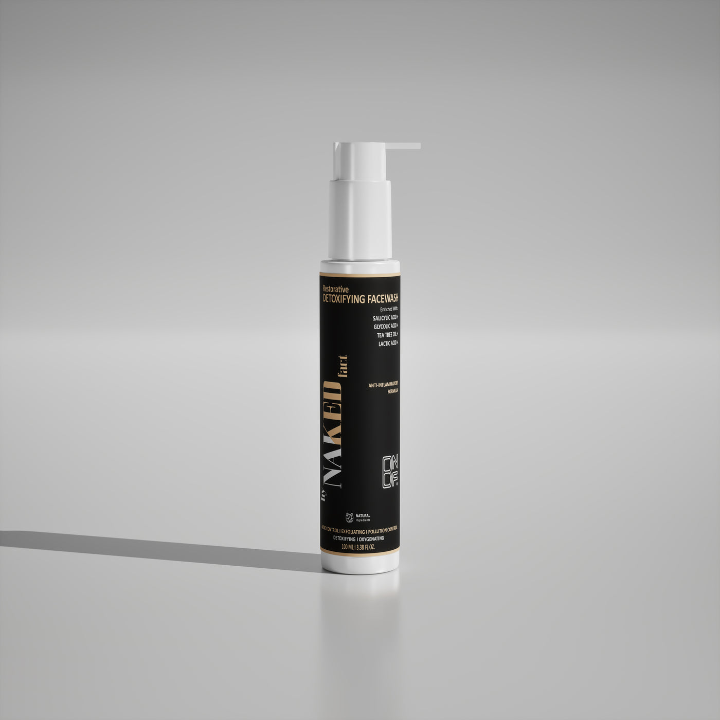 Restorative Detoxifying Gentle Facewash by NAKED fact - 100g