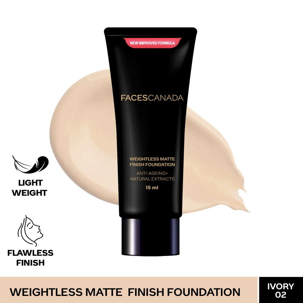 Faces Canada Matte Finish Foundation : 15 ml