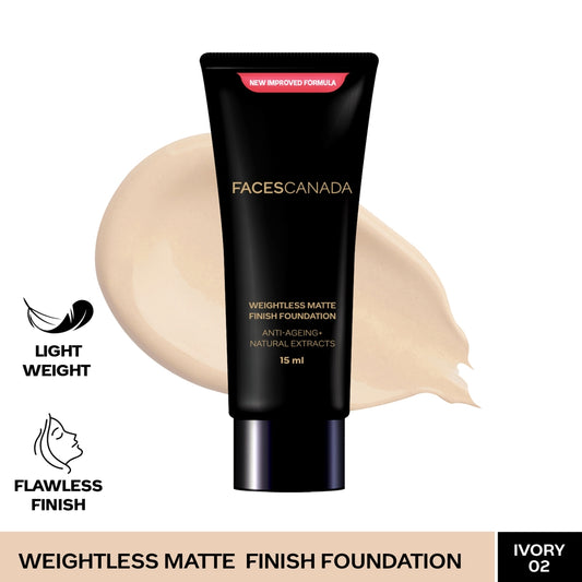 Faces Canada Matte Finish Foundation : 15 ml
