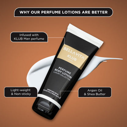 Bellavita KLUB Man Perfume Body Lotion