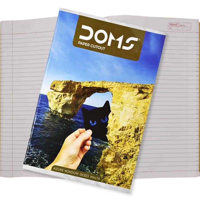 Dom's Notebook Ruled Pages Shop Doms Single Line A4 Size Notebook 200 Pages at bellegirl lifestyle ...