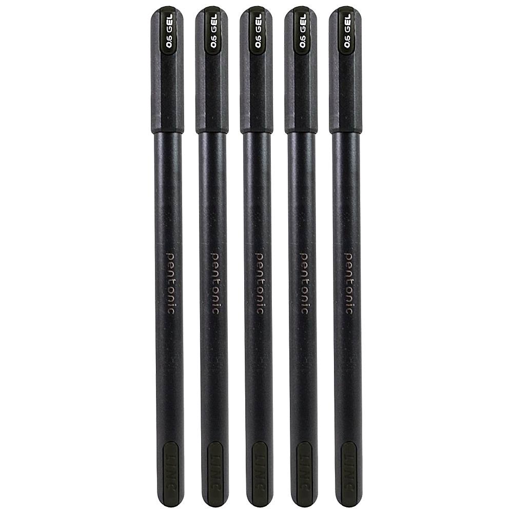 Linc Pentonic Black Gel Pen 5 Pieces