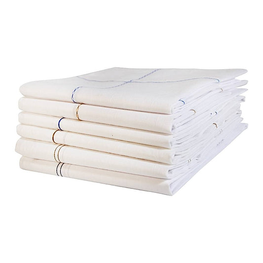 Dutch Harbor Gent's Hanky - White 6 Pieces