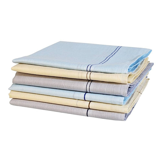 Dutch Harbor Gent's Hanky - Multicolour 6 Pieces
