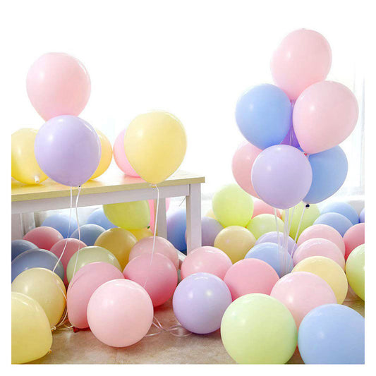 Manovedant Decorative Pastel Balloon - Multicolour 50 Pieces