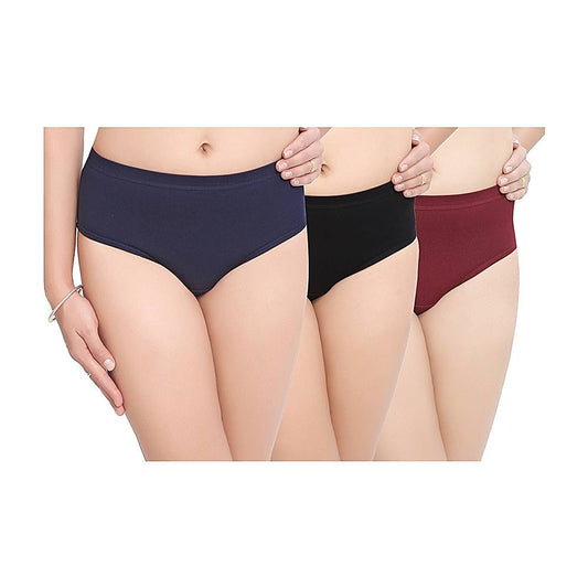 In Shape Ladies Inner Elastic Hipster Panties - C - 85 cm 3 Pieces