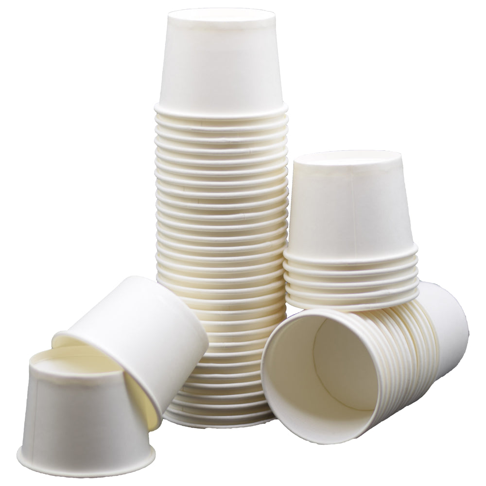 Richbond Disposables Paper Cup Creamish - 100 ml 50 Pieces