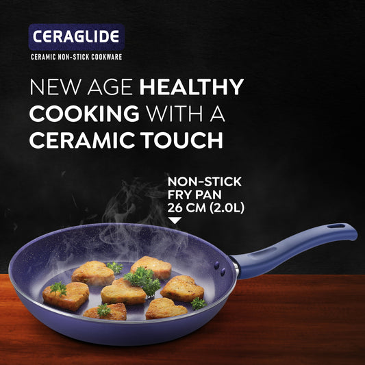 Prestige Ceraglide Frypan - Aluminium (26 cm) 1 Unit