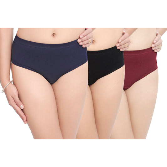 In Shape Ladies Inner Elastic Hipster Panties C (110 cm) - 3 Pieces 1 Unit