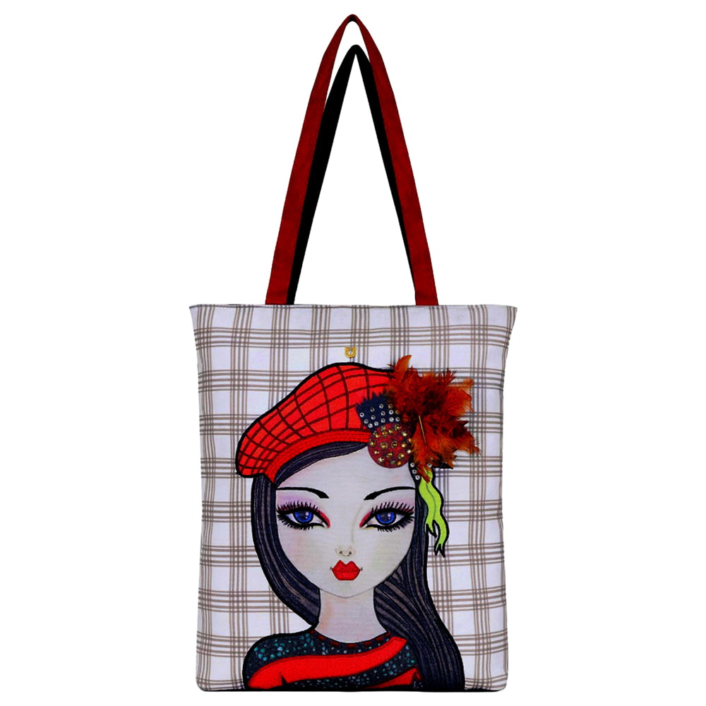 Pick Pocket Freda Feather Tote Bag - Multicolour 1 Unit