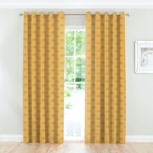 Sunstar Door Curtain Abstract - Gold 112 cm X 210 cm