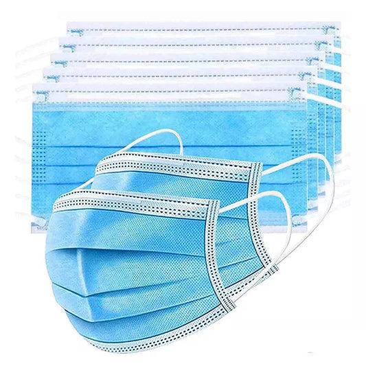 Marvel Products Disposable Surgical Face Mask With 3 Protective Layer Nonwoven Fabric (Pack Of 100 Pcs)