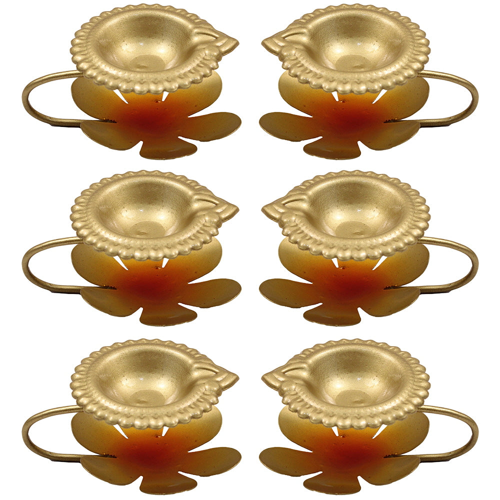 Flower With Diya Decor (M2929) 1 Unit