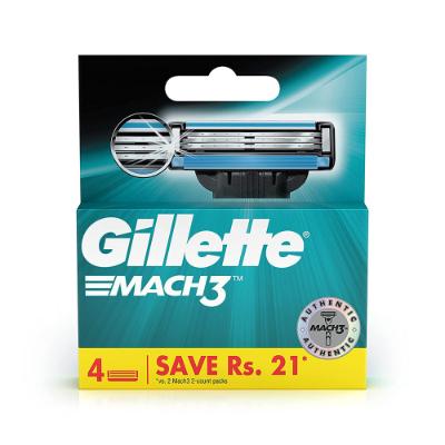 Gillette Mach3 Cartridge 4 Pcs