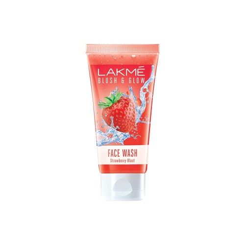 Lakme Blush & Glow Strawberry Freshness Gel Face Wash With Strawberry Extracts 100 Gm