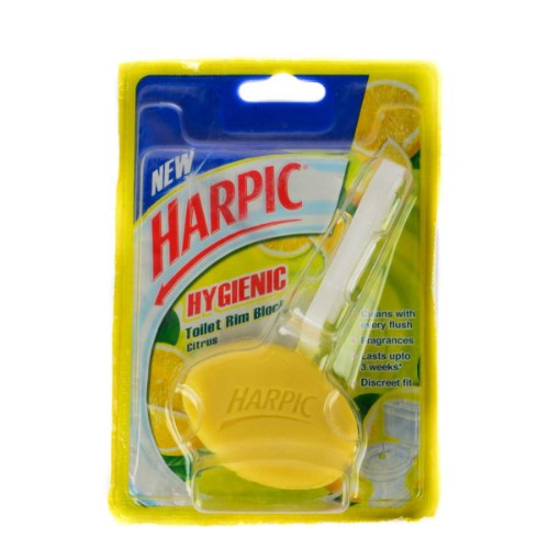 Harpic Hygienic Toilet Rim Block Citrus 26 Gm