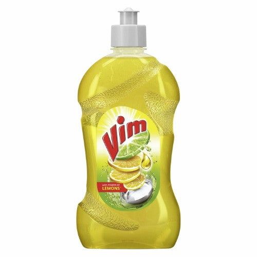 Vim Dishwash Liquid Gel Lemon Bottle 500 Ml