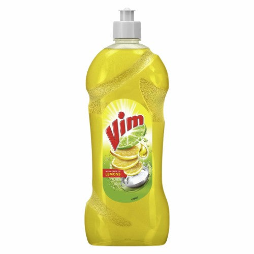 Vim Dishwash Liquid Gel Lemon Bottle 750 Ml