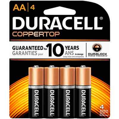 Duracell Aa Batteries 4 Pc