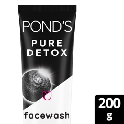 Ponds Pure Detox Anti-Pollution Purity Face Wash With Activated Charcoal 200 Gm