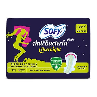 Sofy Bodyfit Overnight Sanitary Pad Xxl 20 Pcs