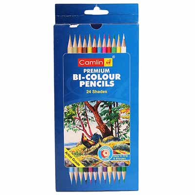 Camlin Bi Colour Pencil Pack Of 24