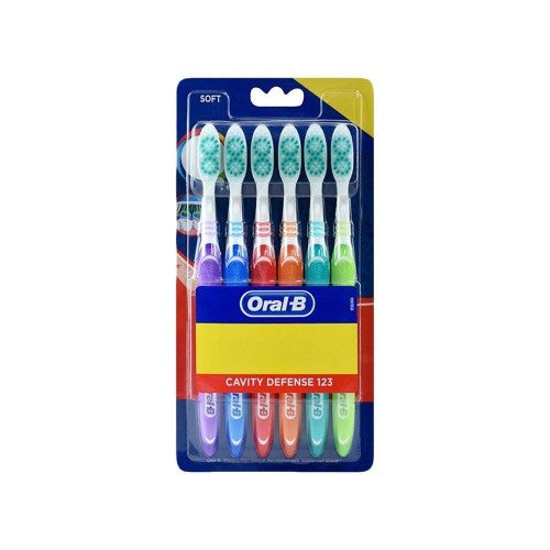 Oral B Soft Cavity Defance Brush Pack Of 6