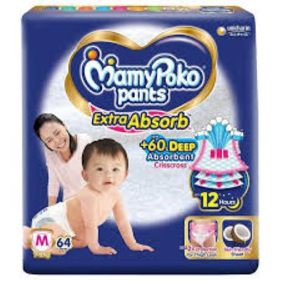 Mamy Poko Medium Pant Diaper M64 Pcs