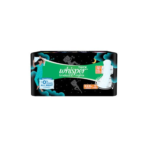 Whisper Ultra Nights Xxxl Wings Pack Of 10