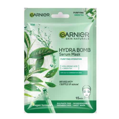 Garnier Hydra Bomb Green Tea Serum Mask 32G