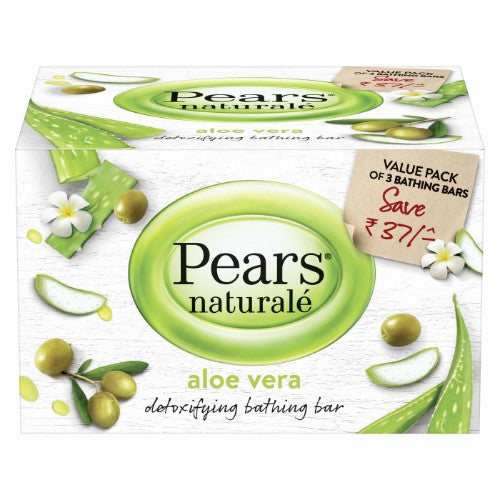 Pears Naturale Aloe Vera Soap 3X125G