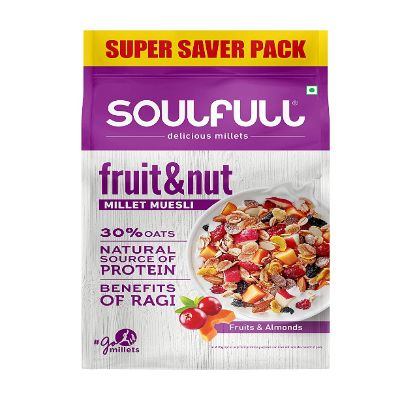 Soulfull Fruit & Nut Millet Muesli 700 Gm