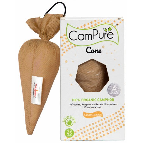 Campure Sandalwood Camphor Cone 60 Gm