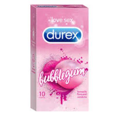 Durex Bubble Gum Flavoured Condom Pack Of 10