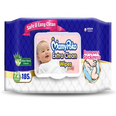 Mamy Poko Aloe Wipes Pack Of 72