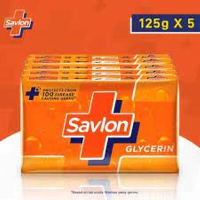 Savlon Glycerine Soap 5X125 Gm