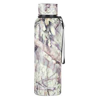 Borosil Trek Slate Bottle & Flask 700Ml